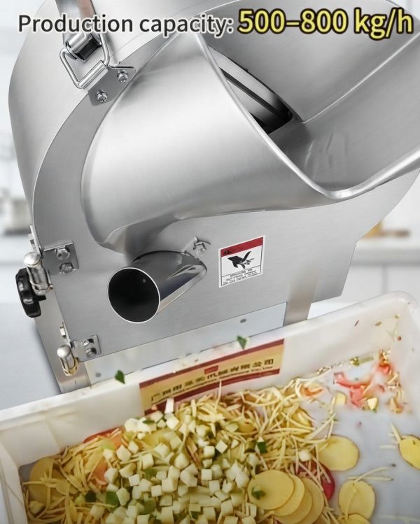 High Capacity Commercial Vegetable Slicing & Dicing Machine
