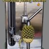 Automatic Commercial Cantaloupe & Pineapple Peeling Machine