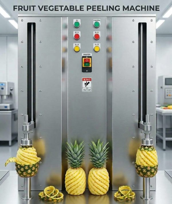Automatic Multi-Station Commercial Fruit & Vegetable Peeling Machine