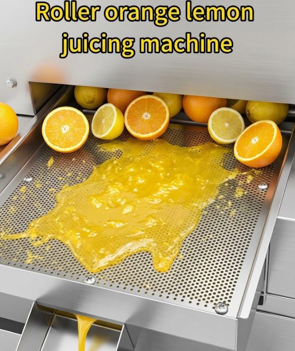 Commercial Roller Orange & Lemon Juicing Machine
