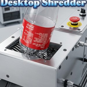 Compact Commercial Plastic & Bottle Shredder Machine