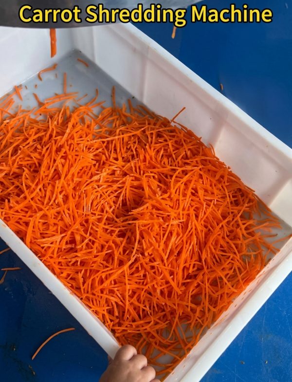 High-Speed Commercial Carrot Shredding Machine