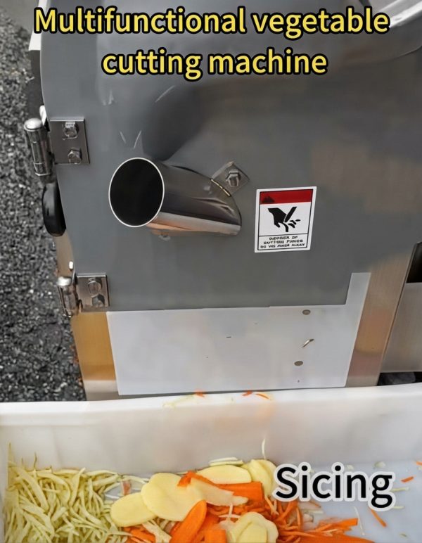 Multifunctional Commercial Vegetable Cutting Machine (Shredding, Slicing, Dicing)