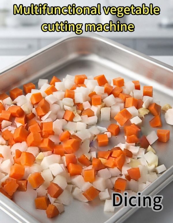 Multifunctional Commercial Vegetable Cutting Machine (Shredding, Slicing, Dicing)