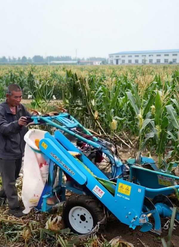 Scale Corn Harvester & Stalk Chopper Machine